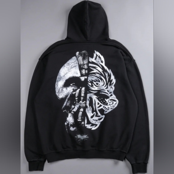 Darc 飾りつけ Sport DARCNESS PIERCE HOODIE BLACK 